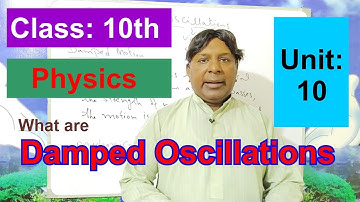 What is Damped Oscillation ? Unit: 10  Physics Class: 10th by Leaders  Knowledge Hub.