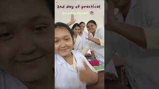 2nd day of Practical in our school 🎒🏫 100/6 #lab #subscribe #practical #chemistry #class12 #viral