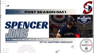 Spencer Jones Vs. Hartford Yardgoats 9/17/24 (Post Season GM 1)