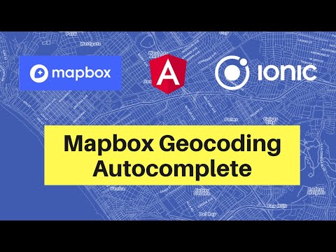 Mapbox geocoding autocomplete (Ionic + Angular)