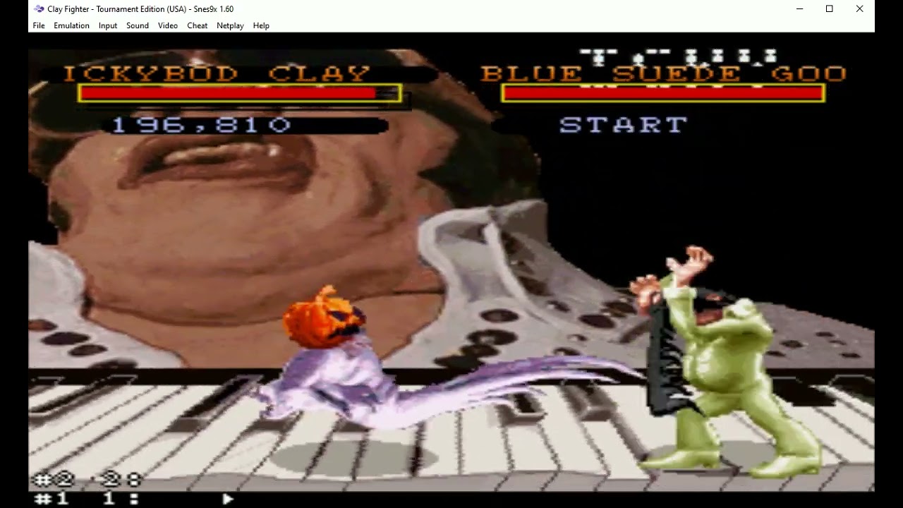 ClayFighter: Tournament Edition (SNES) Ickybod Clay Playthrough