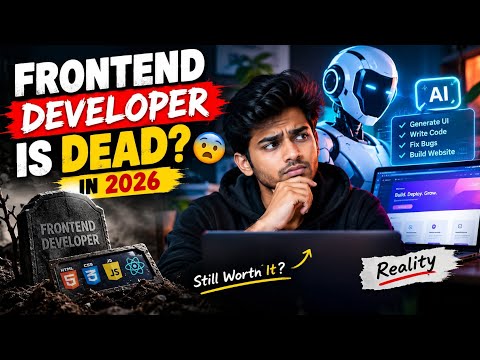 Frontend Developer Is DEAD in 2026? 😨 | AI Is Changing Coding Jobs!