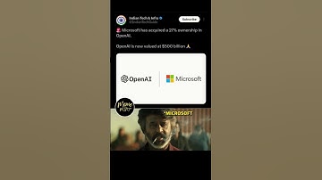 MICROSOFT 🙌💥💥 #openai #microsoft #chatgpt #owning   #stake #share #memes #memesdaily #knowledge