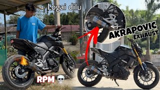 Finally Exhaust Logai Dilu Akrapovic Exhaust Mt15