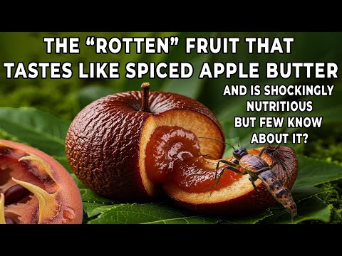 الفاكهة الفاسدة التي تشبه في مذاقها زبدة التفاح المتبلة وهي مغذية بشكل مذهل 