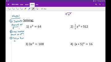 Solving Exponential Equations using nth-roots.