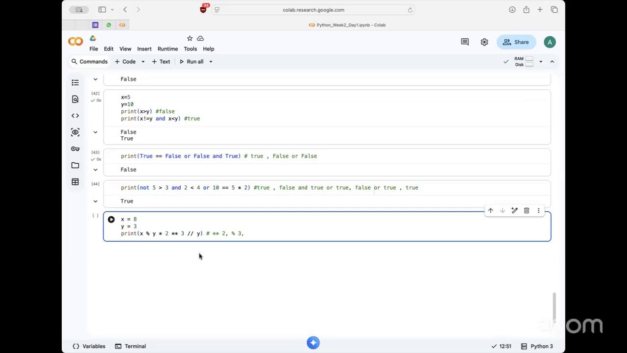 1PM - 2PM PKT | Week 02 | Day 01 | Python for Absolute Beginners