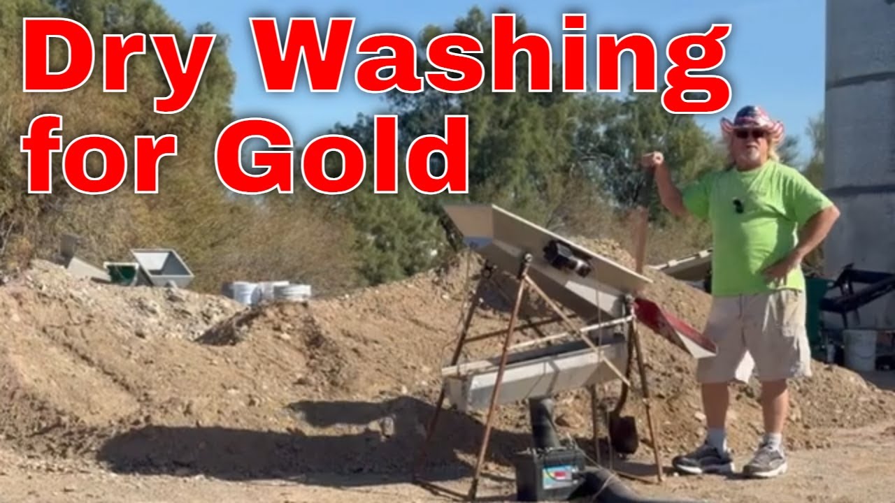 Dry Washing for Gold in the Arizona Desert. YouTube