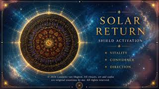 SOLAR RETURN | Shield Activation for Personal Power & Energy Balance