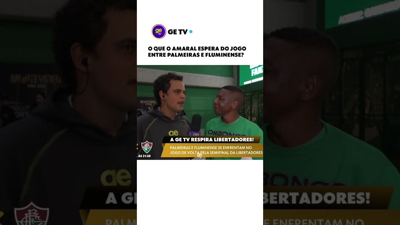 O AMARALZINHO É UMA FIGURA! | #shorts | ge tv