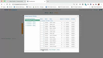 STEP 3: How to Add Students to Aeries Grade Book