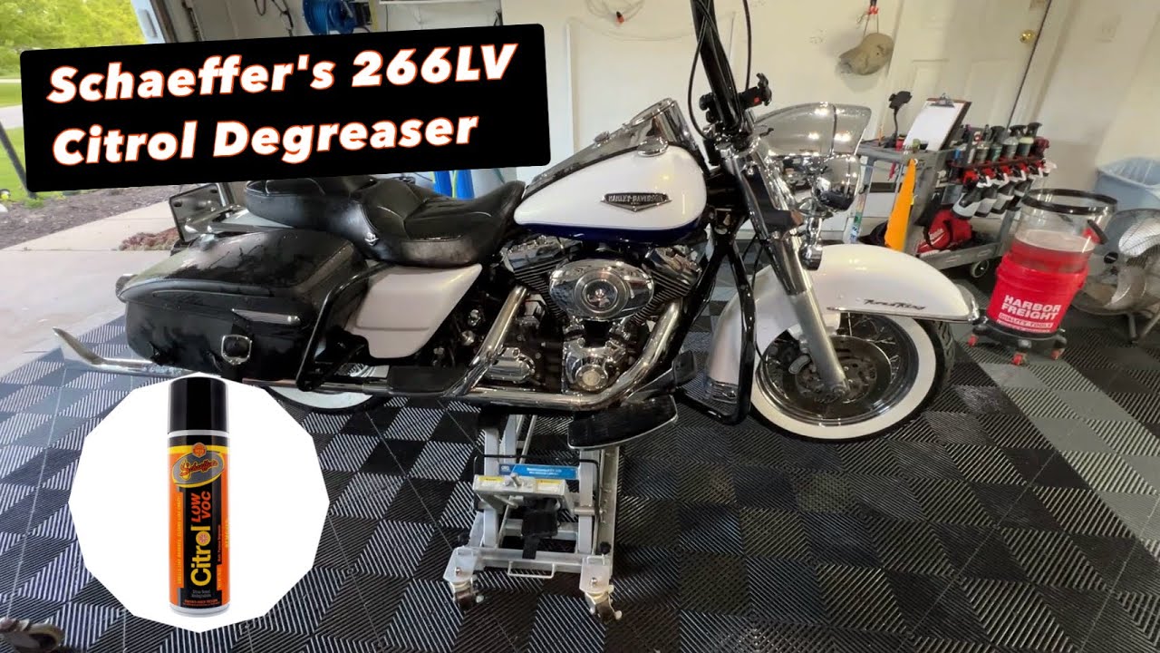 Cleaning Harley Whitewalls - Citrol 266 Degreaser