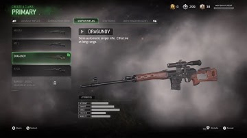 Dragunov Sniper Best Class Setup- MWR