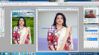 Adobe Photoshop Background Change Bangla Tutorial | Mst Amina