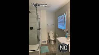 Rain Shower Bathroom Remodel Before & After | NG Construction & Improvements