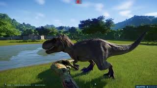 T-Rex(Modified) VS All Carnivores - Jurassic World Evolution