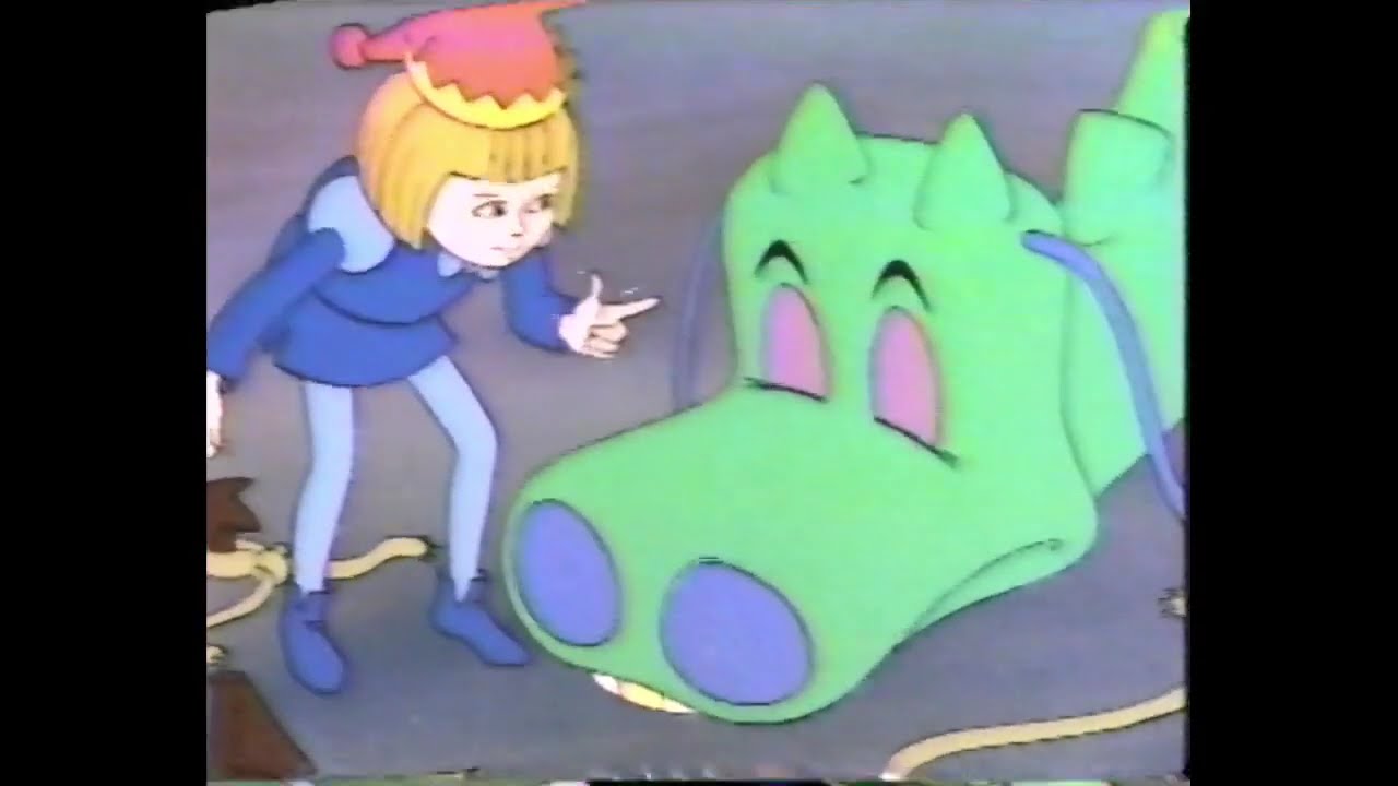 1986 Lollipop Dragon Cartoon VHS The Magic Lollipop Adventure