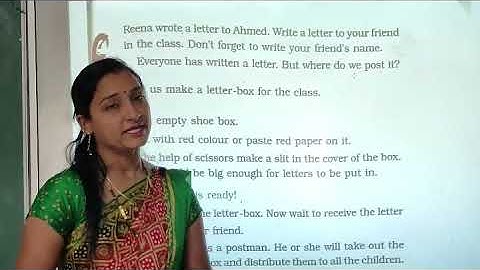 NCERT | CLASS III | EVS | ch 17 | here comes a letter