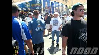 Ron Capps Giving the fans some NITRO The Napa Funny Car, DSR, warm up, POWERade Drag Racing Series,