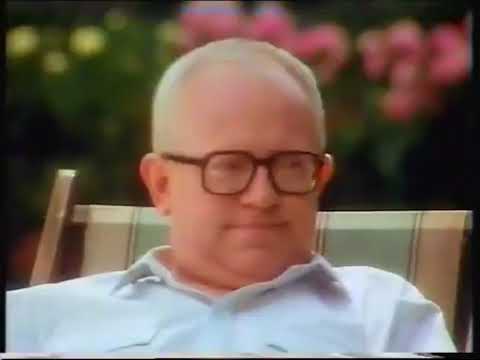 Reg Holdsworth had to mow fast with his Flymo in 1990 Advertisement