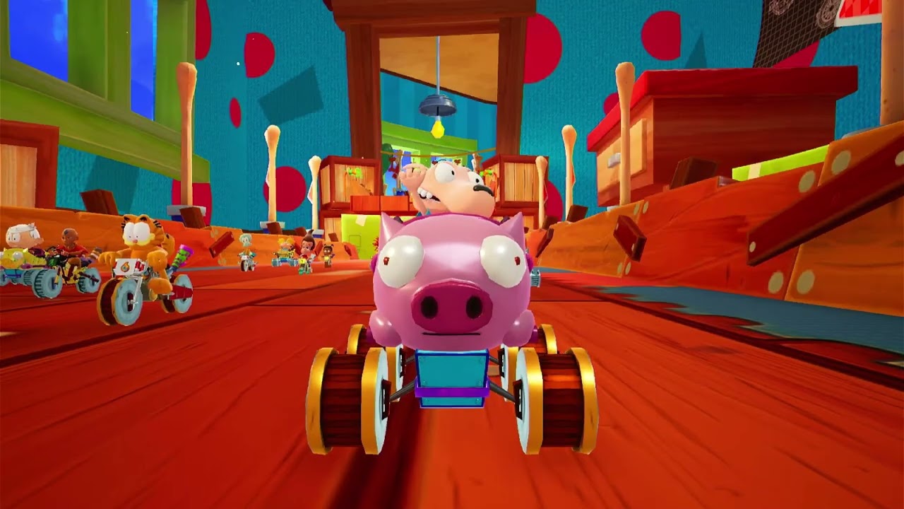 Nickelodeon Kart Racers 3: Slime Speedway - Slime Scramble (Fast) - Feline Feast Cup - Rocko