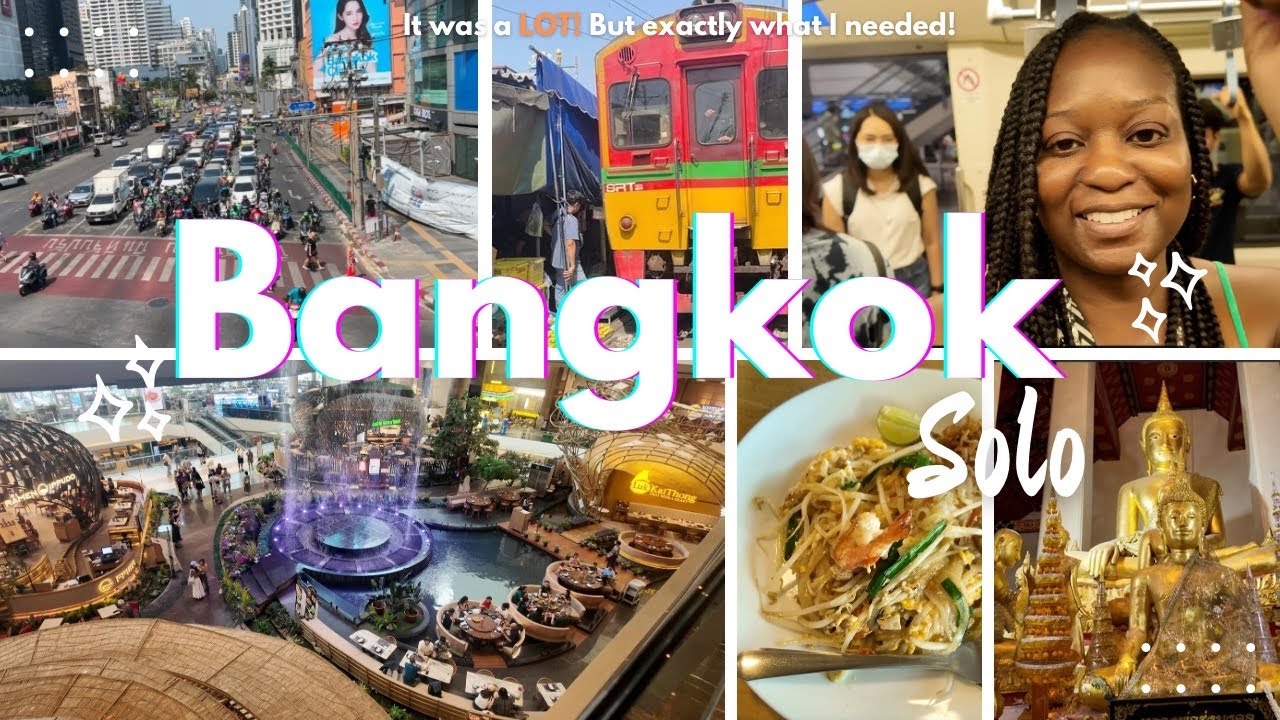 Solo in Bangkok: Chaos, Culture & Food | Introverted Digital Nomad in Thailand Travel Vlog
