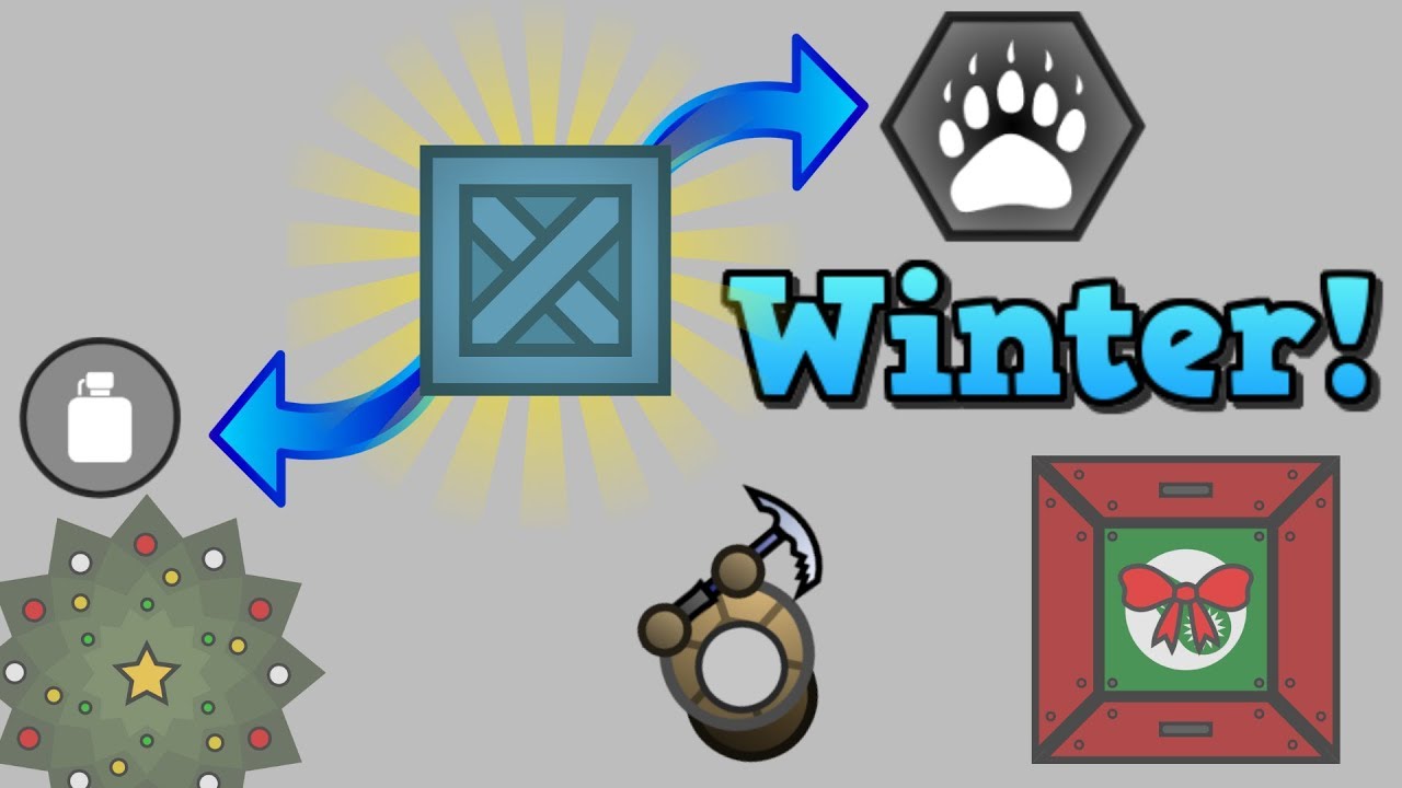 Surviv.io New Ice Pick/Winter Perks Update!! Solo Squads In Winter!