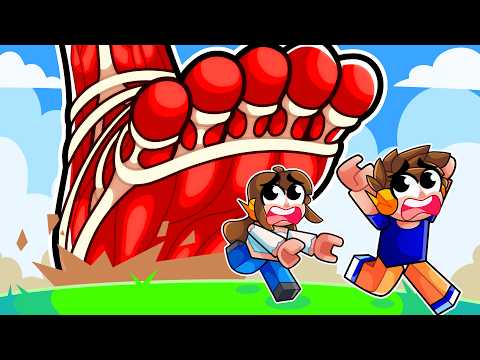 RUN TO ESCAPE THE GIANT in ROBLOX!