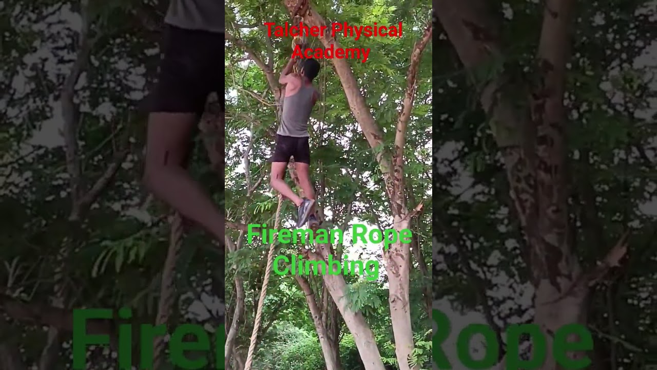 Rope Climbing For Fireman 