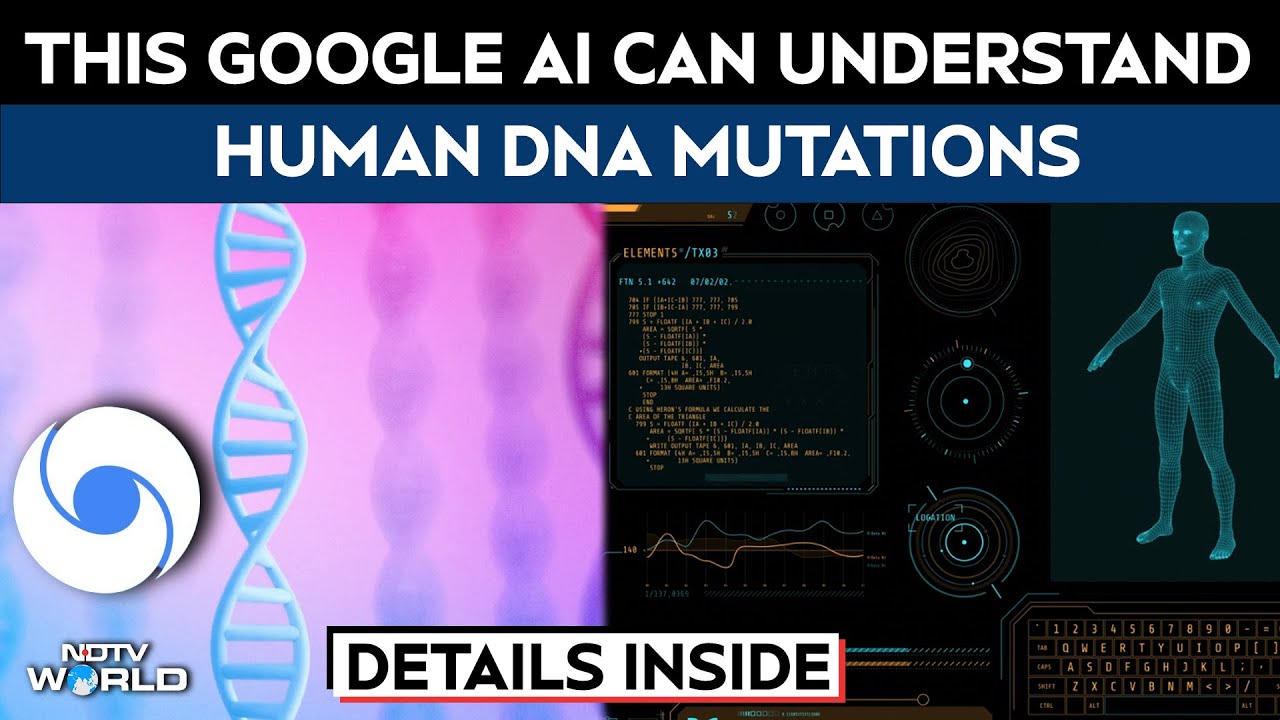 Google DeepMind AlphaGenome | Google DeepMind Unveils New AI Tool To Understand DNA Mutations