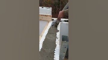 Satisfying concrete pour in icf walls