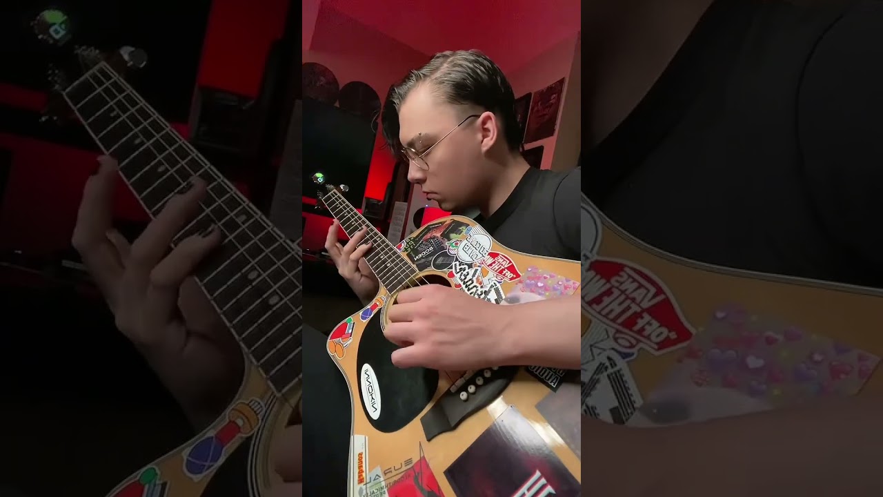 Putting Nylon string on a Steel Acoustic Guitar 🎸 