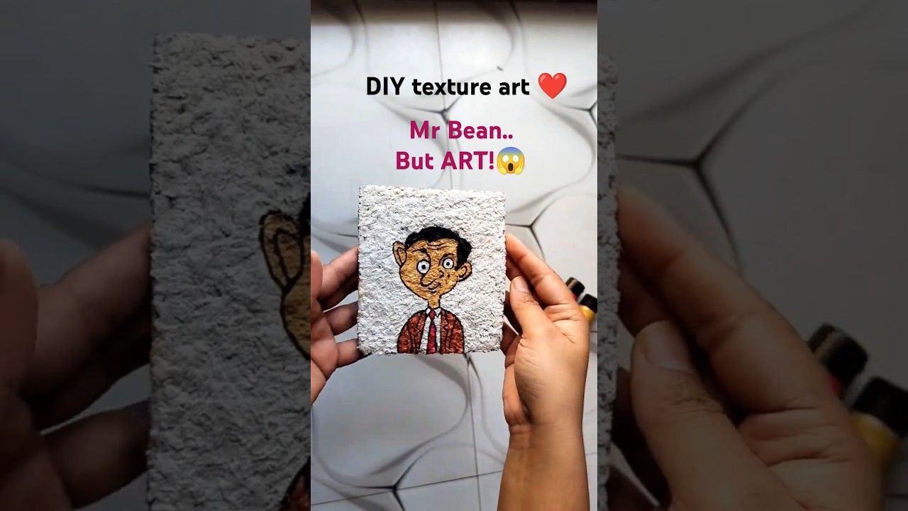 Mr. Bean just got a makeover—texture edition!🤯