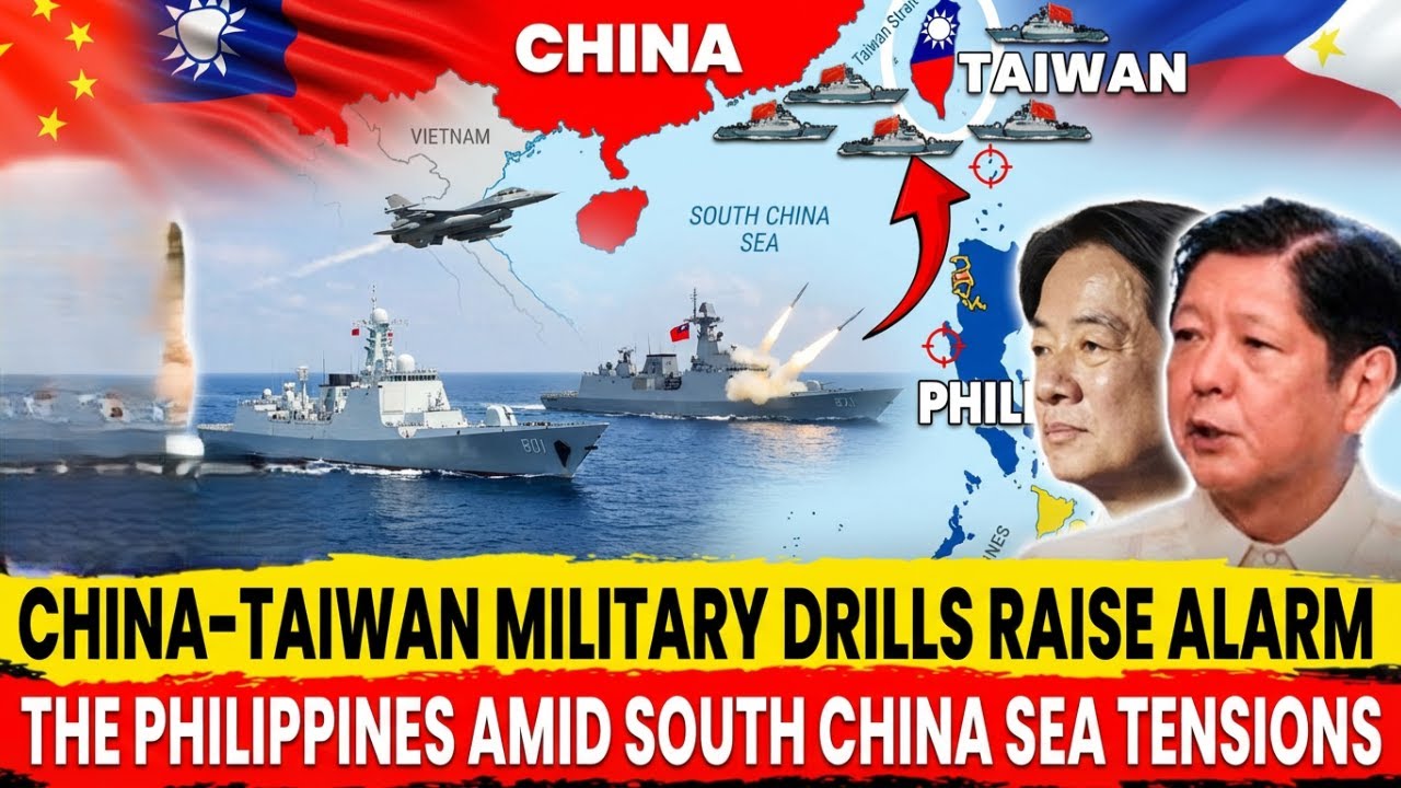 China–Taiwan Military Drills Raise Alarm in the Philippines Amid South China Sea Tensions