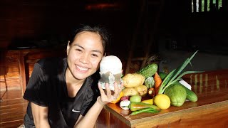 Celebrity Cooking Filipino foods using "Asin Tibuok" rare filipino artisanal sea salt from the Boholano Ph Profile