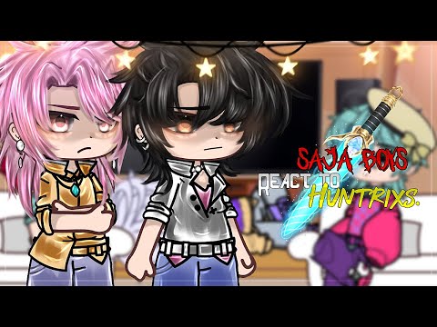 Saja boys react to huntrix |Gacha Nebula| |KPOP DEMON HUNTERS|