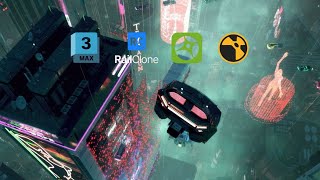Nightwave Sector - Full 3D CGI [3DSMAX, CHAOS VANTAGE, ITOO RAILCLONE]