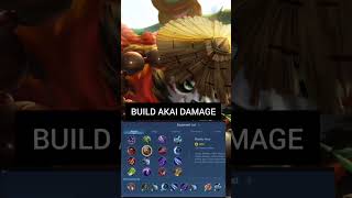 BUILD ITEM TERSAKIT HERO AKAI DAMAGE MOBILE LEGEND #mlbb #ml
