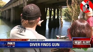 I Made The News Again Recovering A Stolen Gun Scuba Diving