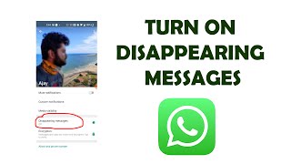 How to turn on disappearing messages on Whatsapp? screenshot 3
