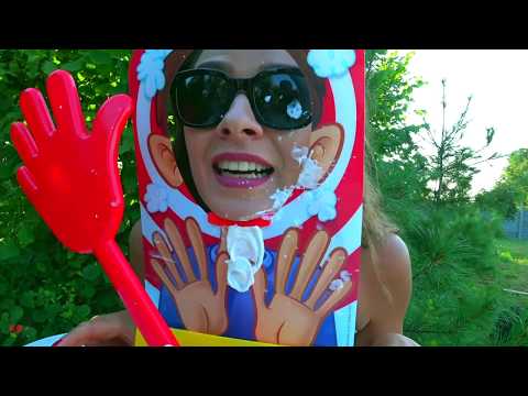 ПУШЕЧНЫЙ ПИРОГ В ЛИЦО Челлендж Новая Версия Pie Face Cannon Challenge // Вики Шоу