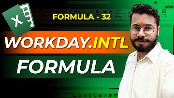 WORKDAY.INTL Formula in Excel | Calculate Custom Workdays in Excel