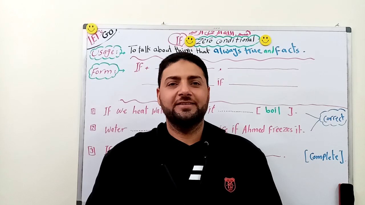 تعلّم قاعدة  IF : ZERO Conditional في الحالة الصفرية ( الحقائق ) بسهولة