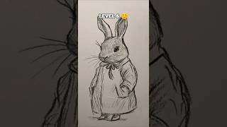 Rabbit drawing in different level (2026) #drawing #art #sketch #rabbit