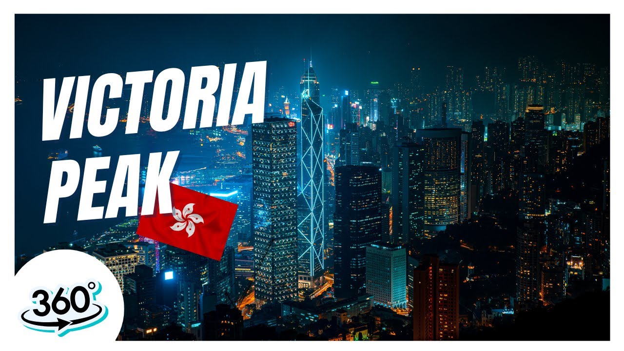 360 Travel stories - HongKong Victoria peak at night