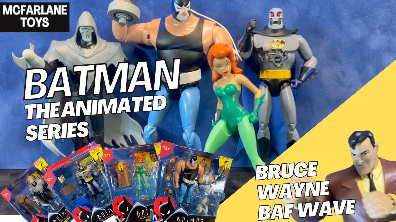 McFarlane Toys Batman The Animated Series Bruce Wayne BAF Wave Review