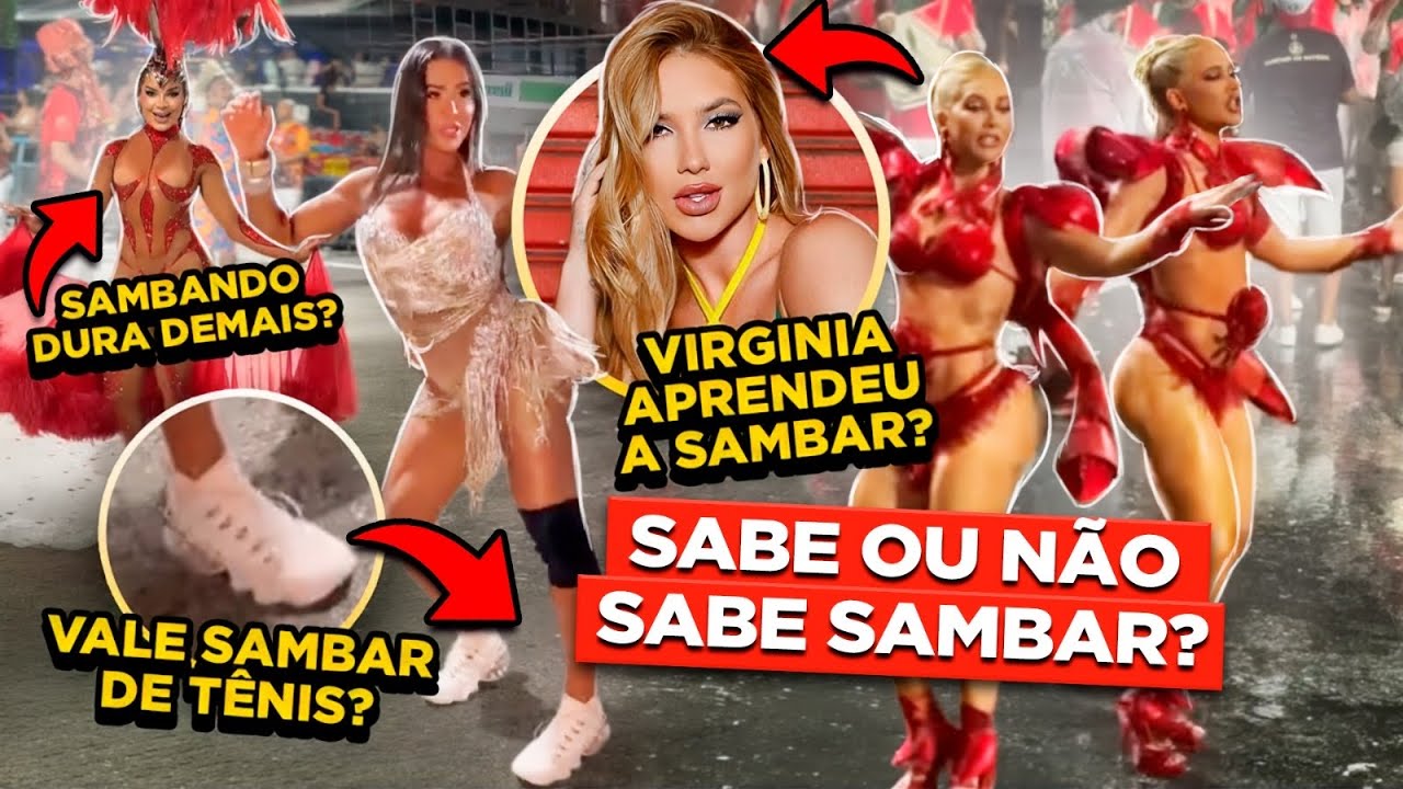 ANALISANDO O SAMBA DAS FAMOSAS 2026 - SABE OU NÃO SABE SAMBAR? | Diva Depressão