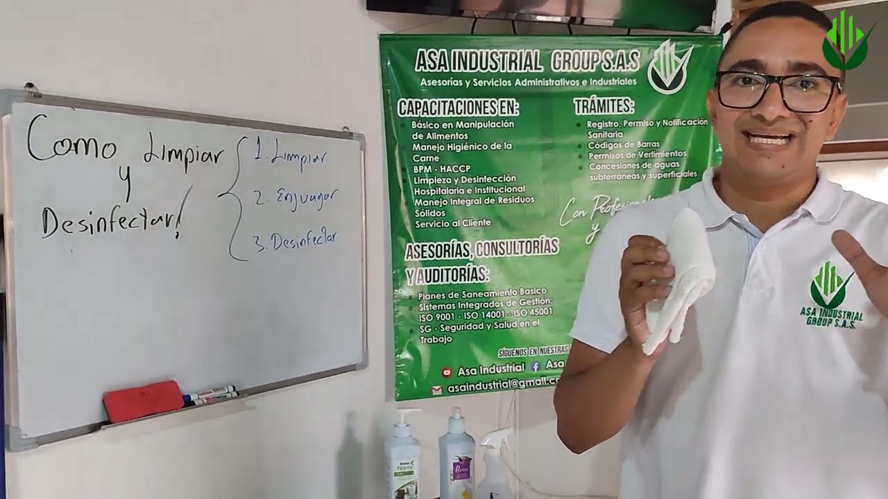 CÓMO LIMPIAR Y DESINFECTAR - PASOS BÁSICOS