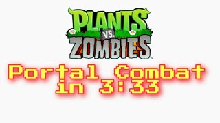 Plants vs. Zombies Portal Combat in 3:33.9