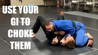 Loop choke from side control